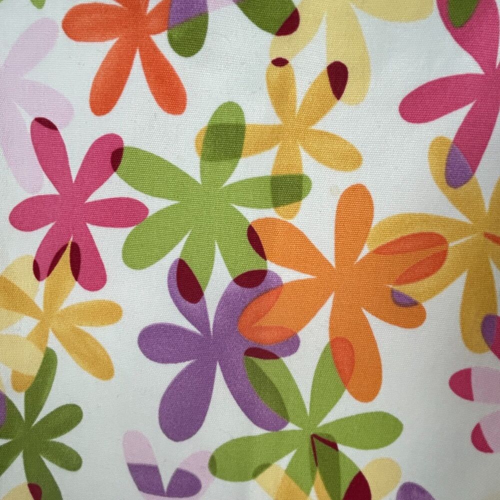 Talbots Flower Power Crazy Daisy Colorful Crop Dress Pants Size 10 - Picture 3 of 14